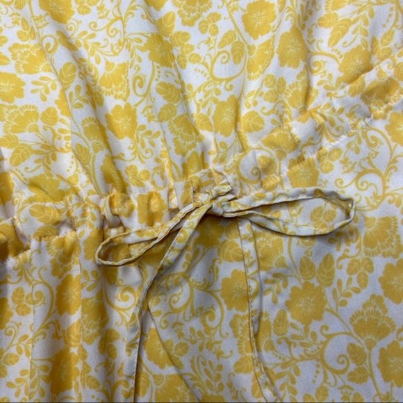One September Yellow Euphemia Peasant Tunic Top XS - Picture 4 of 10